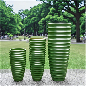 Macetas Modernas Geométricas de Metal, Jarrón Artístico de Alambre Dorado para Decoración de Sala de Estar, Soporte para Plantas de Interior - Product Image 4