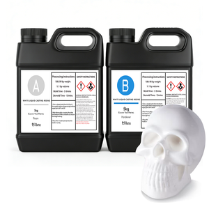 Customizable Fast Cure 1A:1B Polyurethane <strong>Resin</strong> White Liquid Casting <strong>Resin</strong> For Prototype Models Decorative Jewelry Casting - Product Image 1