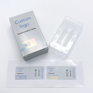 Professional Custom Logo Design <strong>Printing</strong> 3ml Hologram Vial Labels and Boxes with Plastic Tray - Product Image 1