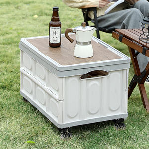 Groothandel Grote Capaciteit Winkelwagen Multifunctionele Opvouwbare Camping Kar Draagbaar Met Vier Wielen - Product Image 5