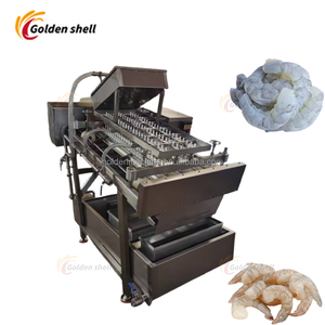 Máquina Peladora de Camarones Industrial a <span class=keywords><strong>Precio</strong></span> de Fábrica, Removedor de Cáscaras de Camarones de Funcionamiento Continuo con Sistema de Transporte - Product Image 1