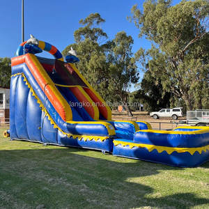 <span class=keywords><strong>Toboggan</strong></span> aquatique gonflable pour enfants avec <span class=keywords><strong>piscine</strong></span> pour fête de jardin, <span class=keywords><strong>vacances</strong></span> d'été - Product Image 3