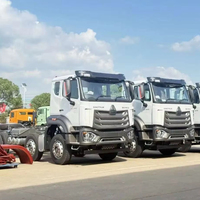 Meilleur rapport qualité-prix, tracteur routier diesel HOWO 8x4 d'occasion, direction à gauche, pour remorquage de marchandises surdimensionnées, capacité de charge de 41 à 50 tonnes