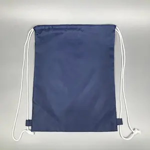 New Recycle Student School Backpack Bag Blank Paint Sling Drawstring Backpack Shoes String Bag