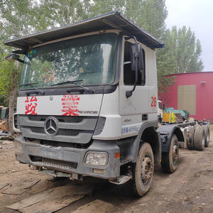 <span class=keywords><strong>Segunda</strong></span> <span class=keywords><strong>mano</strong></span> 8X4 <span class=keywords><strong>Actros</strong></span> 4141 chasis de camión Original Ben-z Diesel Euro 3 estándar de emisión Alemania usado para camión Benz a la venta - Product Image 1