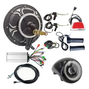 48V 60V 800W 1000W 22 24 26 Zoll hintere Umrüstmotor-Kits für elektrische Fracht Fahrrad Dreirad Trommel bremse BLDC Speichen naben motor