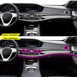 Évents d'air de <span class=keywords><strong>classe</strong></span> S 12V couvercle de Tweeter rotatif haut-parleur 7/64 couleurs lumière ambiante pour <span class=keywords><strong>mercedes</strong></span>-benz W222 S500 S400 S450 - Product Image 2
