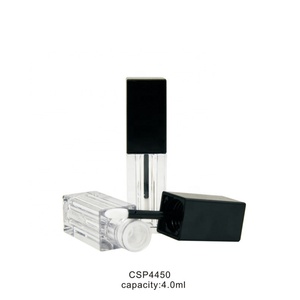 Tube de brillant à lèvres écologique transparent personnalisé de 4 ml avec applicateur - Product Image 4