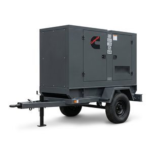 เครื่องกำเนิดไฟฟ้าดีเซล Cummins Weichai Yuchai Shangchai แบบเงียบ 100kVA 3 เฟส พร้อมระบบลดเสียงรบกวน ติดตั้งบนรถพ่วงได้ ควบคุมแบบดิจิตอล - Product Image 3