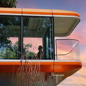 Capsule spatiale mobile de type B&B en aluminium, nouvelle conception, pour hébergement, idéale pour les lieux touristiques et les restaurants flottants, style 'Internet Celebrity Land' - Product Image 1