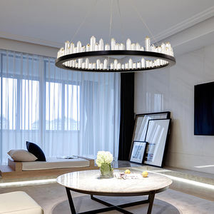 <span class=keywords><strong>2022</strong></span>การออกแบบที่ดีที่สุด K9ร่วมสมัยคริสตัลจี้แสงรอบโคมไฟระย้าคริสตัลสำหรับห้องพักตกแต่ง - Product Image 3