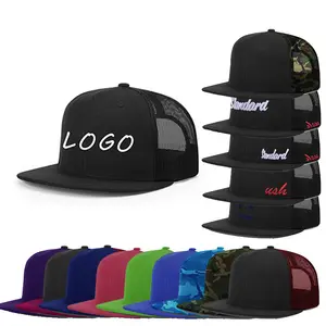 Traditional All Black Yuupong Snapback College Hats Mesh Snap Back Cap Flat Bill Snapback Hat