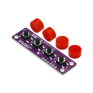 Module de commutation tactile à quatre boutons compatible avec le capteur de carte de développement <span class=keywords><strong>Arduino</strong></span> Raspberry PI 51 MCU Suite - Product Image 5