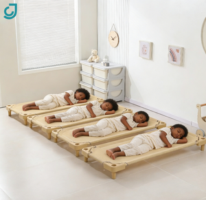 Proveedor de Muebles de Camas de Plástico Apilables para Guardería y Preescolar Montessori, Camas de Malla Cómodas para Niños de Jardín de Infancia - Product Image 1