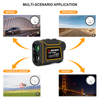 SNDWAY SW-1000A 1000m Mesure de distance de sport industriel Télémètre laser de golf Mini télémètre laser à capteur de vitesse réelle