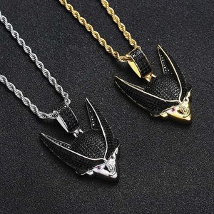 Pendentif Charme Luxe en Argent Sterling 925 Moissanite Sertie, Bijou Unisexe Tendance Hip Hop, Accessoire Cadeau de Fête - Product Image 1