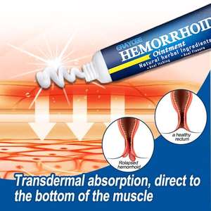 Ungüento para Hemorroides, Alivia el Dolor de Hemorroides, Sangrado Anal, Hinchazón, Crema Natural a Base de Hierbas para <span class=keywords><strong>Eliminar</strong></span> Hemorroides Externas - Product Image 4