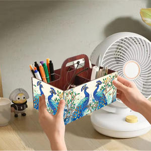 DIY Diamond Art <strong>Wooden</strong> Multi-Compartment Organiser <strong>Box</strong> with Handle Diamond Painting Art Portable <strong>Storage</strong> <strong>Box</strong> Desktop Decoration - Product Image 5
