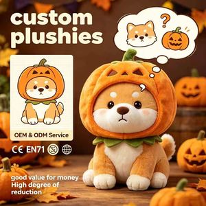Peluche de Shiba Inu con Forma de Calabaza Personalizado al por Mayor, Juguete de Peluche de Perro, Lindo Peluche con Temática de Vegetales para Regalo Infantil - Product Image 1