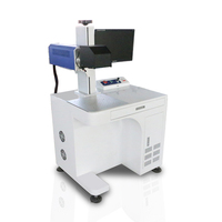 Machine de marquage laser portable avec source laser 20W MAX pour céramique, PVC, verre, souvenirs