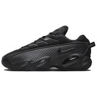 Chaussures de basketball For Nocta Glide à lacets, bout rond, empeigne en mesh noir, semelle intermédiaire EVA à coussin d'air, semelle extérieure en caoutchouc, toutes saisons