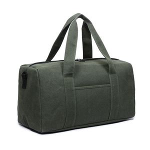 Cheap Luggage Storage Foldable <b>Canvas</b> <b>Duffle</b> <b>Bag</b> Large Capacity Unisex Style Stock Travel <b>Bags</b> Customized LOGO Zipper Hasp - Product Image 1