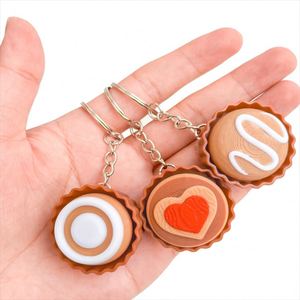 Hot Selling 3D Printed Dessert Shape Clicker Keychain Decompression <b>for</b> <b>Bag</b> Charm - Product Image 3
