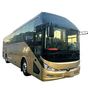 Autobús Usado Yutong 6127 de 37 Asientos, Diésel, en Venta, Motor Potente, Color Blanco y Azul, en Buenas Condiciones - Product Image 1