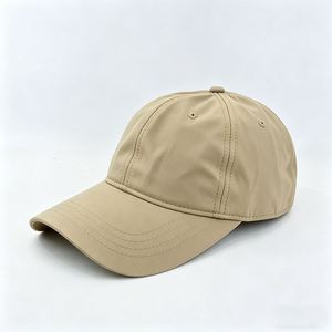 Casquette de baseball unisexe sportive et tendance, couleur unie, 6 panneaux, été, douce, séchage rapide, coton, visière incurvée, 3D, en promotion - Product Image 4