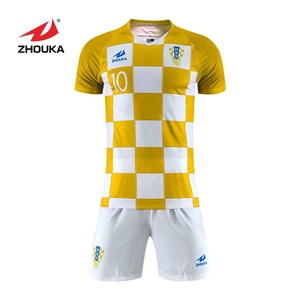 Jersey Universal Men's sports T-shirt yellow knitwear football jersey customization camouflage knitwear S - Product Image 1