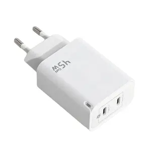 Samsung Technology Dual Type C PD Wall Charger PD 45W Fast Charger Gan Type C Mobile Phone Adaptor Charger For Samsung