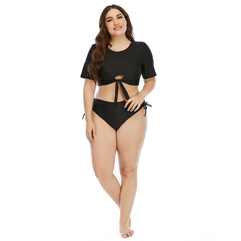 2022 new split sunscreen large fat woman bikini swimsuit women's sexy beach swimsuit