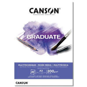 CANSON - Álbum para Técnicas Mixtas A3 20 Hojas - Product Image 1