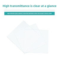 Xiangbo 7101 Type Single Double Concave Cover Glass Laboratory Microscope Slide Smooth Frosted Surface Vacuum Edge Biological