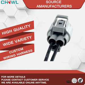 Connecteur Électrique Étanche 2 Broches Femelle RGB en Cuivre pour Voiture, Boîtier de <span class=keywords><strong>Terminal</strong></span>, Prise de Moteur de Ventilateur, Câble 176146-6 - Product Image 3