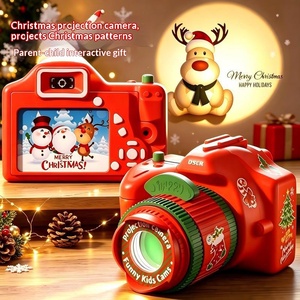 Kids Festival Projection Camera <b>Toy</b> With Diy Stickers Lanyard Christmas Halloween Pattern Projector For <b>Party</b> Favor Gift - Product Image 1
