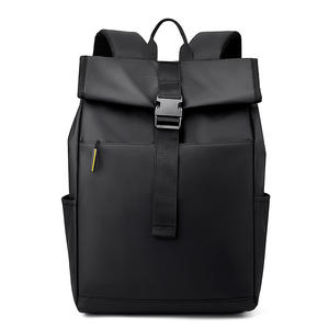 Trendy Minimalist Flap <b>Backpack</b> with Large Capacity Waterproof <b>Laptop</b> Feature <b>for</b> Commuting Students Men/Women-Cross-Border - Product Image 1