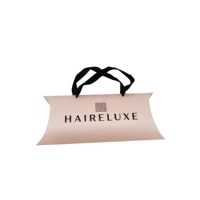 Logo personnalisé cheveux rose oreiller boîtes faisceau perruque boîte d'emballage pour l'emballage d'extension de cheveux