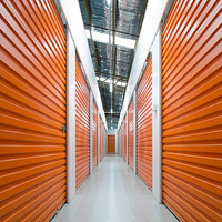 Vente en gros d'usine Rideaux enroulables modernes en acier galvanisé antivol Portes enroulables manuelles pour hangars d'entrepôt Surface finie