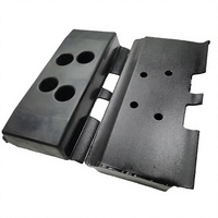 Plaquettes de chenilles en caoutchouc MOVIL 280x150mm avec garantie d'un an pour les équipements de construction et de chargement industriels