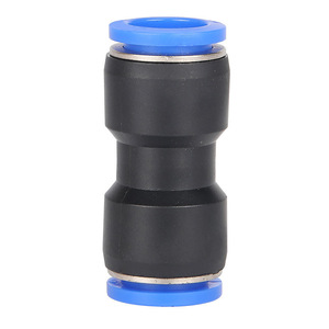 Dde Pneumatics <b>Quick</b> <b>Connector</b> Pu6 Pu8 Pu10 Straight Through Air Pipe Fitting High Pressure Pneumatic Component - Product Image 2