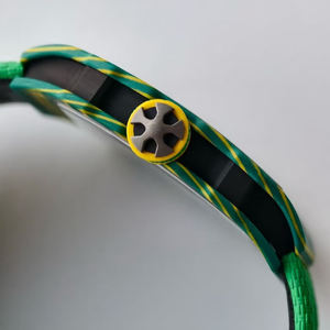 นาฬิกาข้อมือสุดหรู ขนาด 7.8 มม. น้ำหนักเบา โครงสร้างแบบ Skeleton ระบบอัตโนมัติ ตัวเรือนคาร์บอนไฟเบอร์สีเขียว สายรัดข้อมือแบบสปอร์ต ระบายอากาศได้ดี - Product Image 3