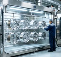 Nouvelles jantes en alliage d'aluminium forgées, concaves profondes, polies et peintes pour Corvette