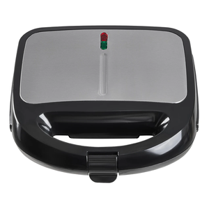 Anbolife Grille-sandwich compacte 2 tranches 750W antiadhésive avec double voyant lumineux, pour <span class=keywords><strong>panini</strong></span> et croque-monsieur - Product Image 4