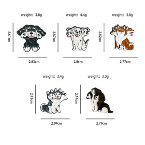 Cerberus <strong>Dogs</strong> Enamel Pins Fun Kawaii Akita Shiba Inu Brooches Bag Hat Lapel Pin Badge Men Women Jewelry Gift for <strong>Dog</strong> Lover <strong>Fans</strong> - Product Image 6