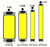 Lumière de dôme intérieure pour camion 24V COB LED, lampe de lecture de plafond ultra-mince pour camping-car, lumière de cabine haute luminosité