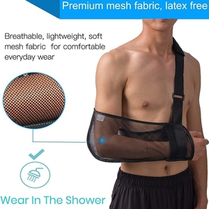 Dirsek için örgü kol omuz sapan, su geçirmez file duş <span class=keywords><strong>Sling</strong></span> <span class=keywords><strong>Immobilizer</strong></span>, yaralanma için ayarlanabilir koruyucu kol Brace - Product Image 2