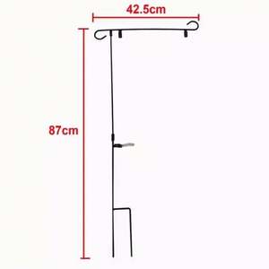 Drapeau de jardin en polyester de haute qualité, personnalisé, imprimé par sublimation double face, écologique, durable, anti-plis, avec design amusant et support métallique - Product Image 5