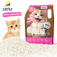OEM/ODM Laris Manis Pelet Penyerap Gumpal Pengiriman Gratis Pasir Kucing Tofu Ultra Tipis