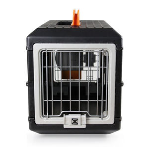 Katlanabilir plastik Pet seyahat uçuş taşıyıcı taşınabilir evcil hayvan sandığı seyahat köpek kafes kutusu - Product Image 2